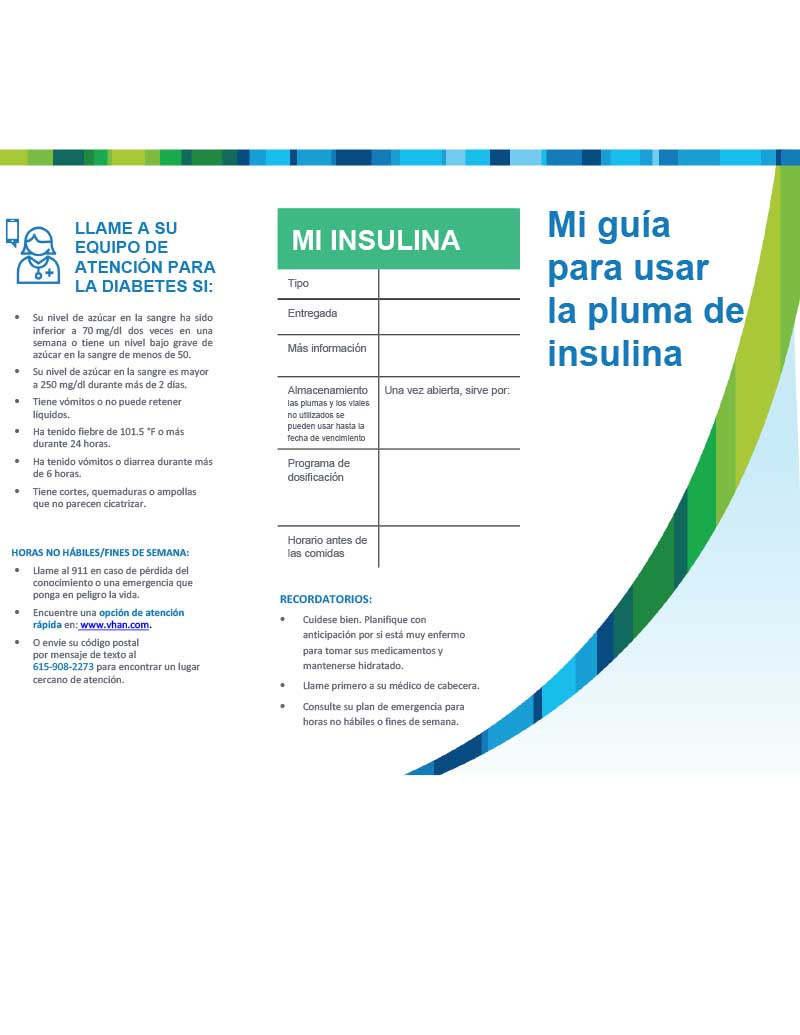 My Insulin Pen GuideSpanish VHAN Content Hub